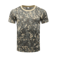 Men's Camouflage Tactical Short Sleeve T-Shirt