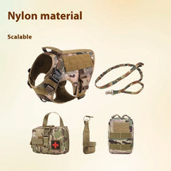 Tactical 5-Piece Dog Harness Set