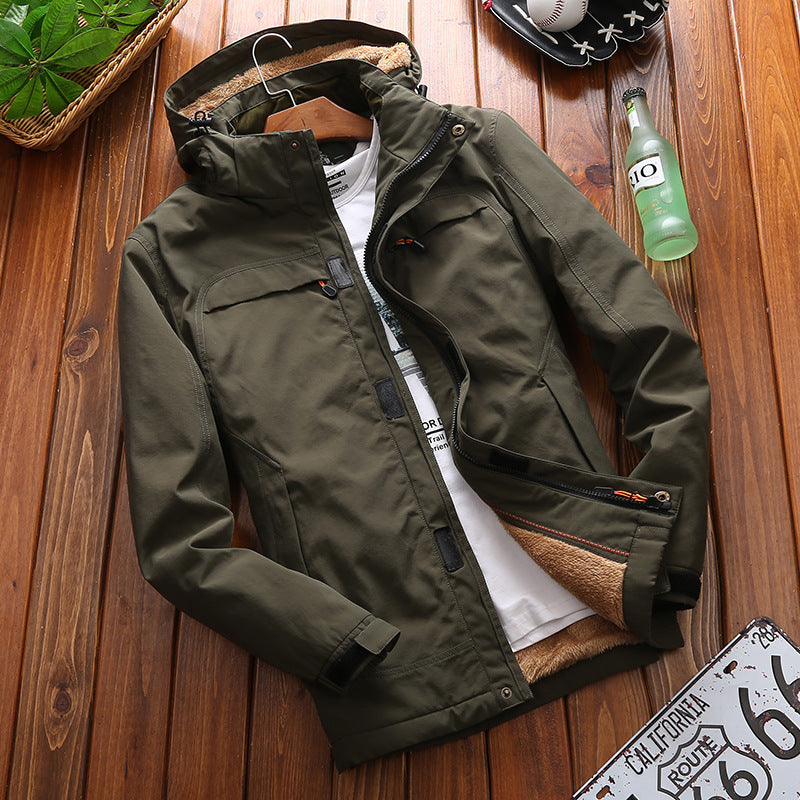 Thickened Fleece Tactical Jacket for Mountaineering