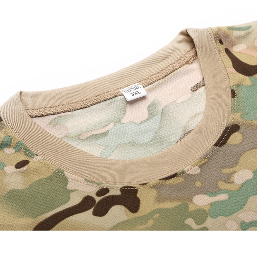 Men's Camouflage Tactical Short Sleeve T-Shirt
