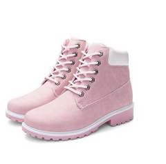 Martin Boots - Flat Leather Ankle Boots