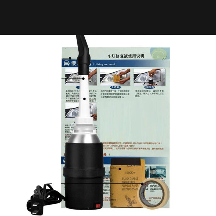 Headlight Renewal Kit - Cleaning Solution & Tools
