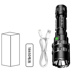 LED Tactical Flashlight with USB Rechargeable, Waterproof