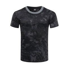 Men's Camouflage Tactical Short Sleeve T-Shirt