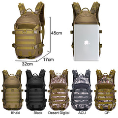 Tactical Vest Backpack, Large Waterproof Hiking Bag