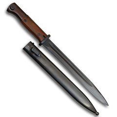 Museum Replicas German WWII K-98 Bayonet Knife 15in. with Blued Steel Sheath