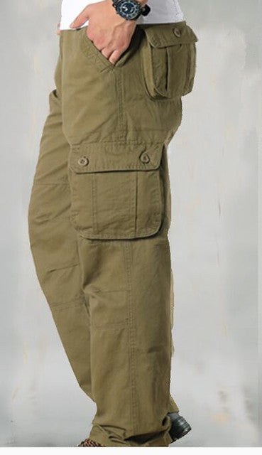 Men's Tactical Cargo Pants with Military Pockets