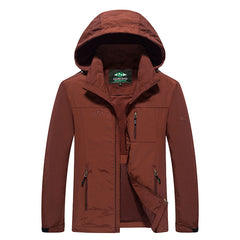 Lightweight Men's Military-Style Waterproof Jacket