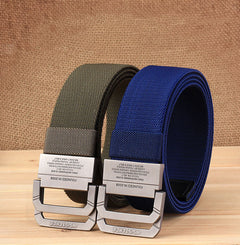 TUSHI Double Ring Nylon Tactical Outdoor Belt