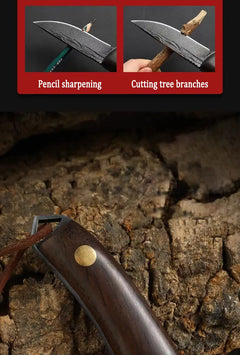 Multi-Purpose Beveled Stone Washing Straight Knife