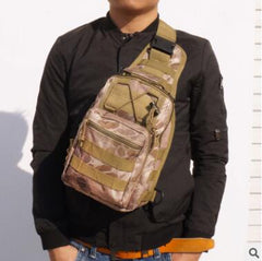 Camouflage Canvas Tactical Chest Bag for Outdoor Sports