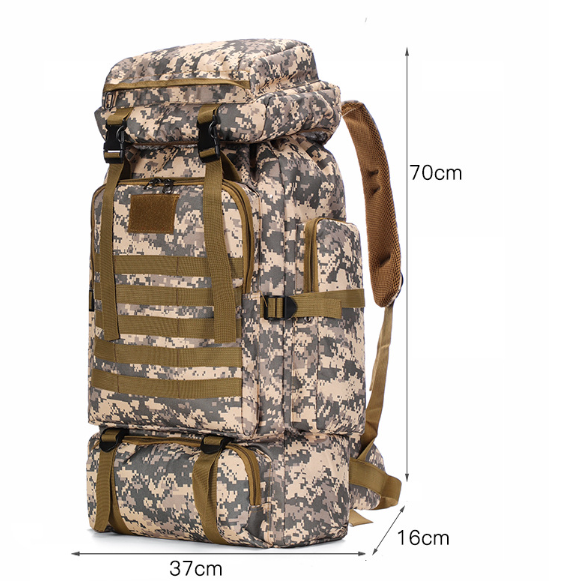 MARDINGTOP 65+10L Tactical Backpack with Rain Cover