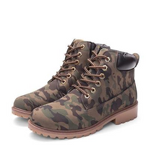 Martin Boots - Flat Leather Ankle Boots