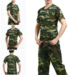 Men's Quick Dry Camouflage Tactical Short Sleeve Shirt