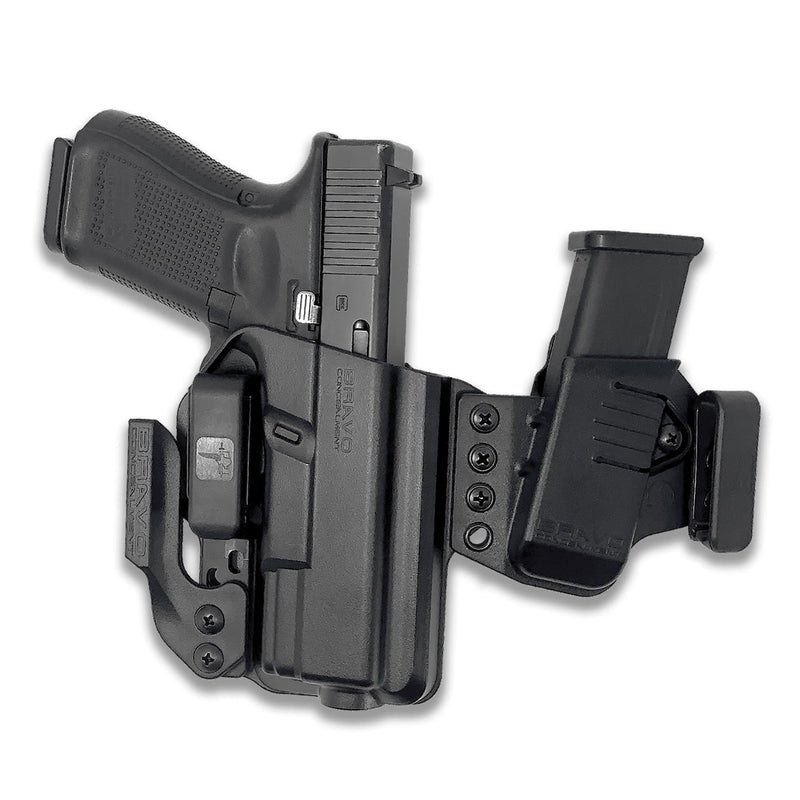 Linked Holster for Glock™ 26 27 33 - IWB Holster with Mag Pouch for Concealed Carry/Custom fit to Your Gun - Inside The Waistband - Comfort and Concealment - EDC - Pistol Holster - Gun Holster