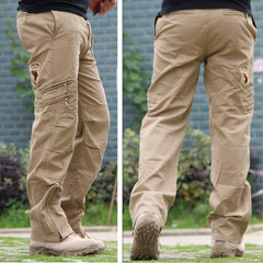 Men's Loose Straight Leg Camouflage Tactical Pants