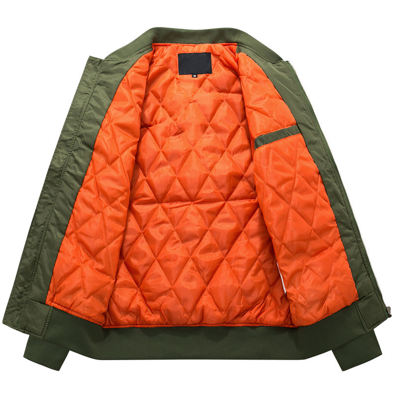 Fashionable MA1 Men's Winter Tactical Bomber Jacket