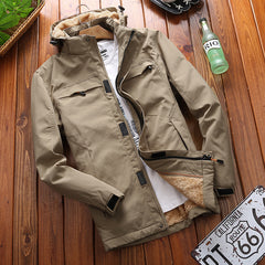 Thickened Fleece Tactical Jacket for Mountaineering