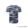 Men's Quick Dry Camouflage Tactical Short Sleeve Shirt