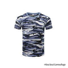 Men's Quick Dry Camouflage Tactical Short Sleeve Shirt