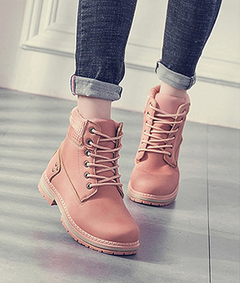 Martin Boots, Fleece-Lined Leather Lace-Up Boots