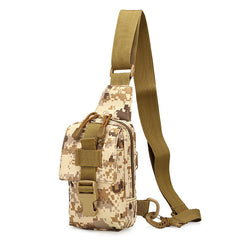 Tactical Shoulder Bag with Field Camouflage Design