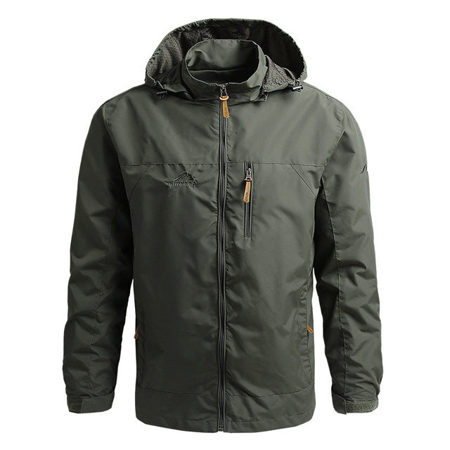 Men's Tactical Waterproof Military Windbreaker Jacket