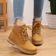 Martin Boots, Fleece-Lined Leather Lace-Up Boots