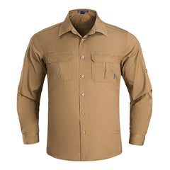 Men's Tactical Shirt - Summer Outdoor Breathable Camo