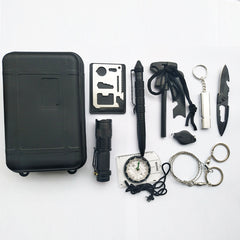 Survival Tool Set for Outdoor Emergency and Travel