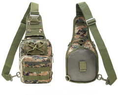 Tactical Hamburger Chest Bag - Camouflage Outdoor Sling