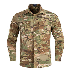 Men's Tactical Shirt - Summer Outdoor Breathable Camo