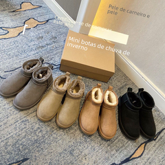 Mini Short Boots for Men and Women - Suede Snow Boots