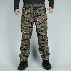 Men's Tactical Camouflage Pants with Multi-Pockets