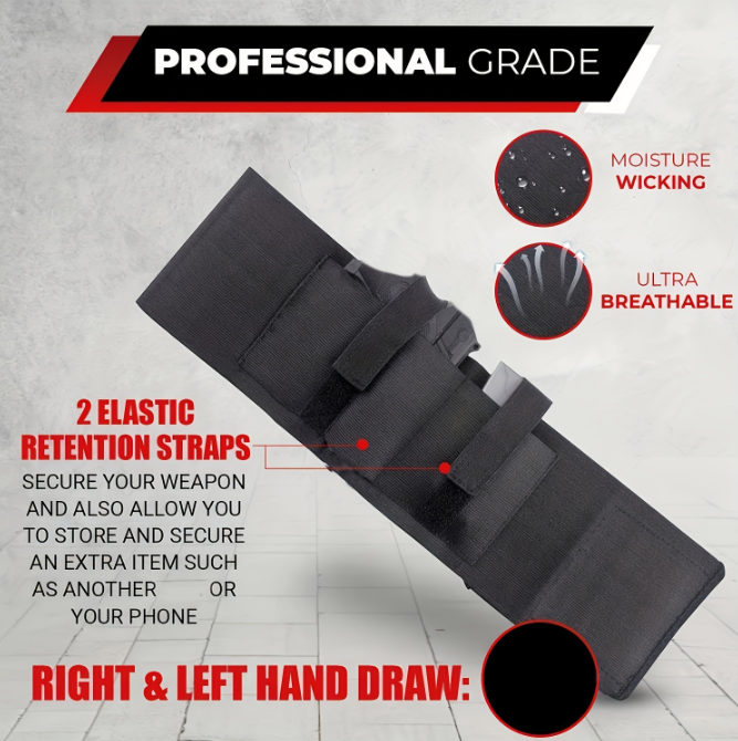 FlexGuard Tactical Belly Holster and Storage Belt Set