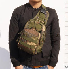 Camouflage Canvas Tactical Chest Bag for Outdoor Sports