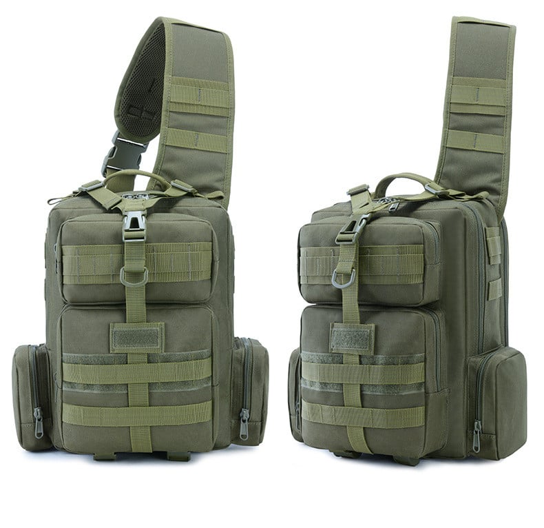 Tactical Army Fan Backpack for Fishing and Cycling