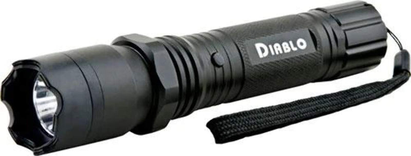 Guard Dog Security TLSG-GDD4500F Diablo Tactical Stun Gun Flashlight Maximum Voltage Ultra Bright LED Bulb Rechargeable Black 6.74-Inch