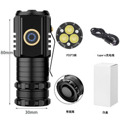 Mini Portable High-Intensity Tactical Flashlight