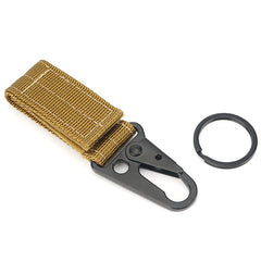 Outdoor Tactical Nylon Keychain Multi-Functional Hook