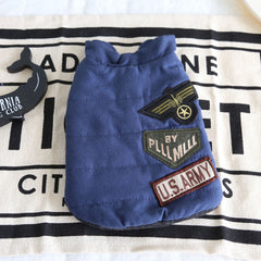 Military Badge Velvet Vest for Pets