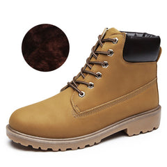 Martin Boots - Flat Leather Ankle Boots