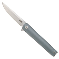 CRKT CEO Compact EDC Folding Pocket Knife: Gentlemans Knife Everyday Carry Liner Lock Glass Reinforced Nylon Handle Deep Carry Pocket Clip 7095