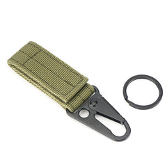 Outdoor Tactical Nylon Keychain Multi-Functional Hook