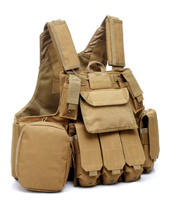 Tactical Vest for Outdoor Camouflage Activities