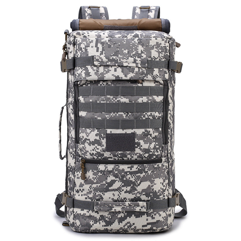 60L Waterproof Camouflage Tactical Backpack for Travel