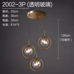Nordic Modern Minimalist Glass Pendant Light