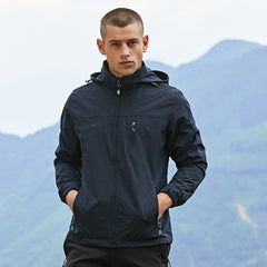 Lightweight Men's Military-Style Waterproof Jacket